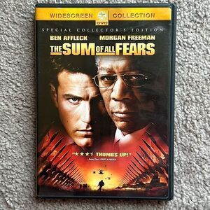 “The Sum of All Fears” Widescreen Edition DVD